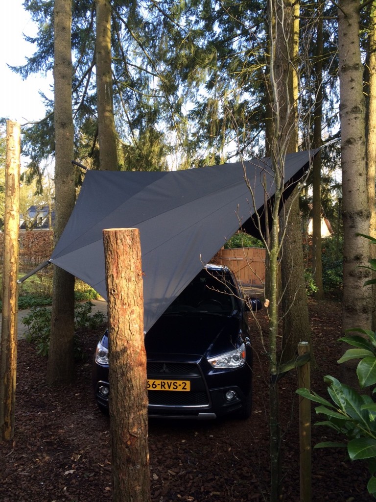 Tarp als carport Doorn Zeilmakerij
