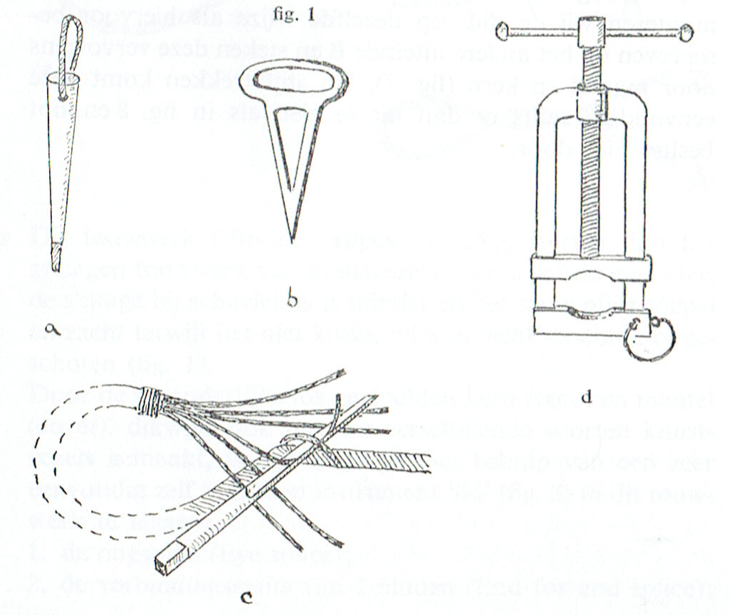 Staaldraadsplitsen-1 gereedschap